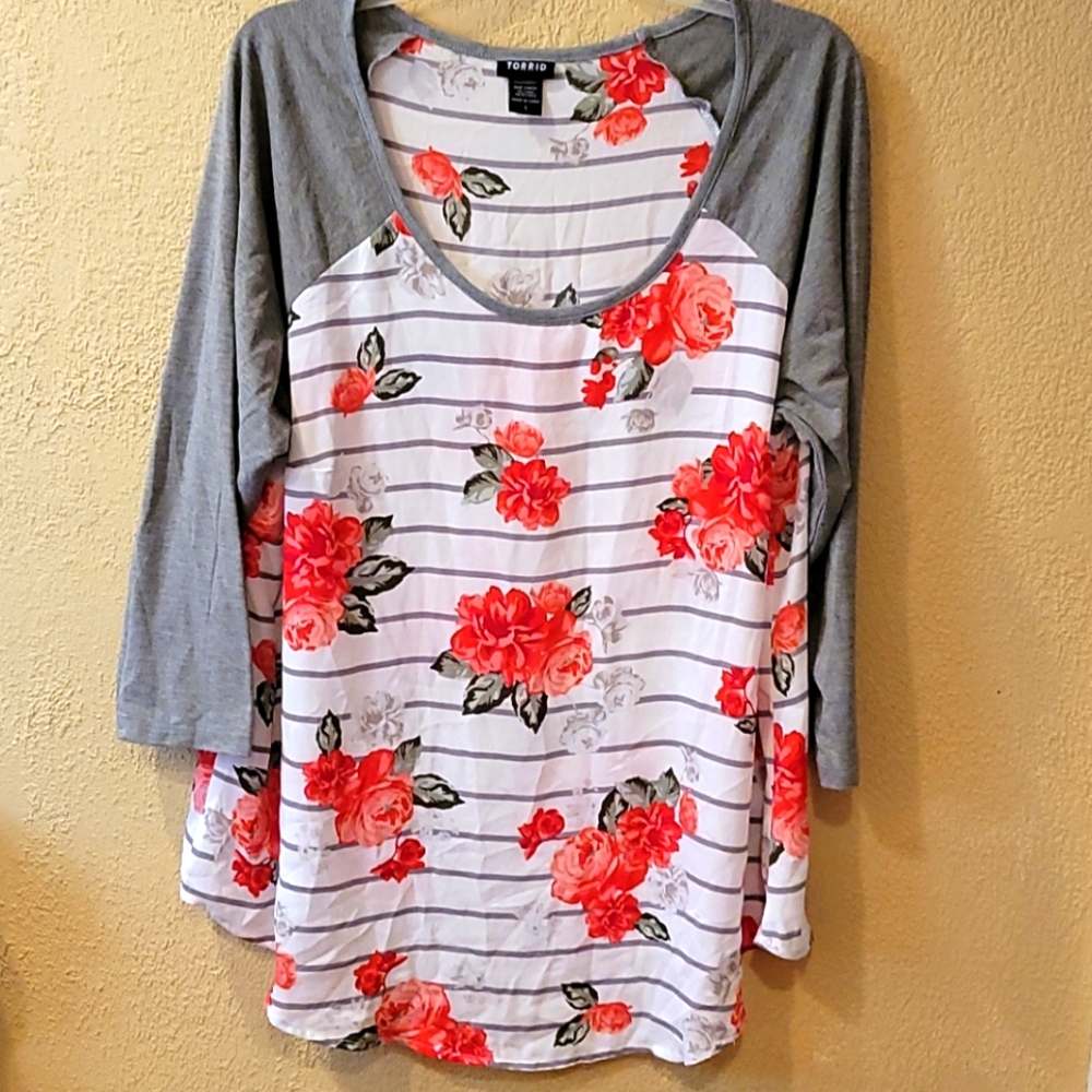 Torrid sheer top